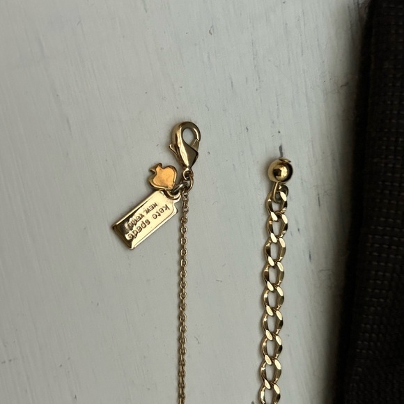 Kate Spade Gold Diamond Ring Pendant Necklace - Picture 3 of 3